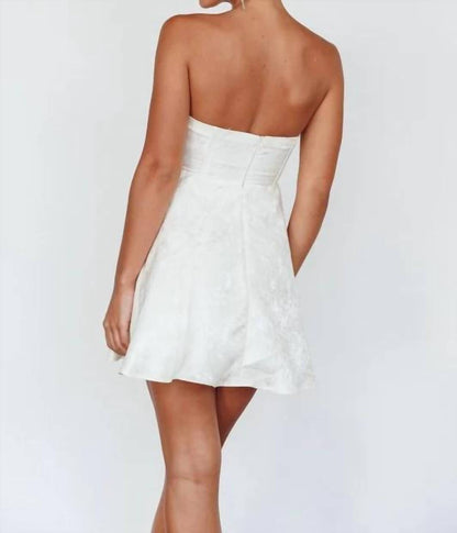 Frill Corset Top Mini Dress