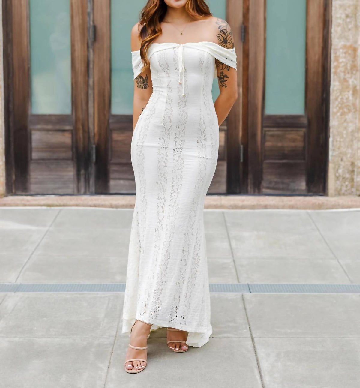 Odette Lace Maxi Dress