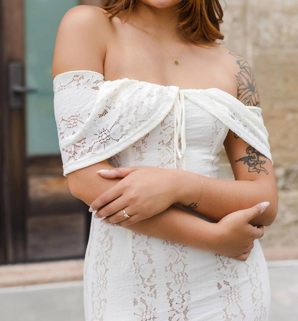 Odette Lace Maxi Dress