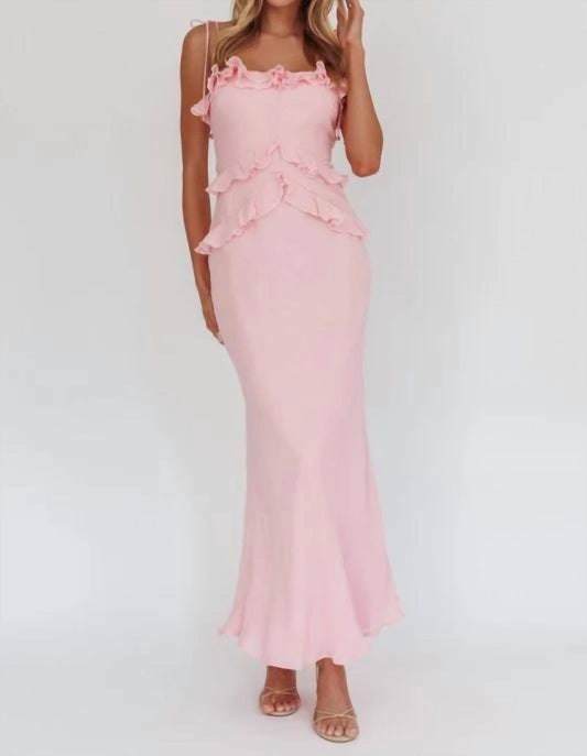 Ruffled Midi Dress