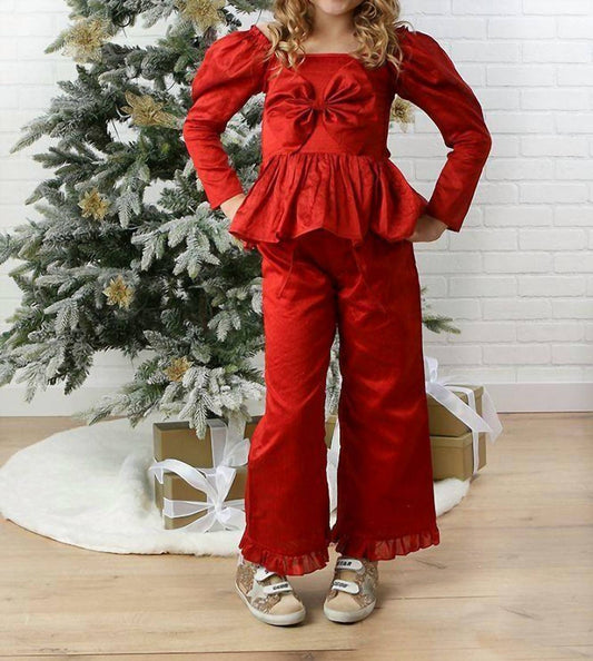 Chantal Pants And Blouse Set