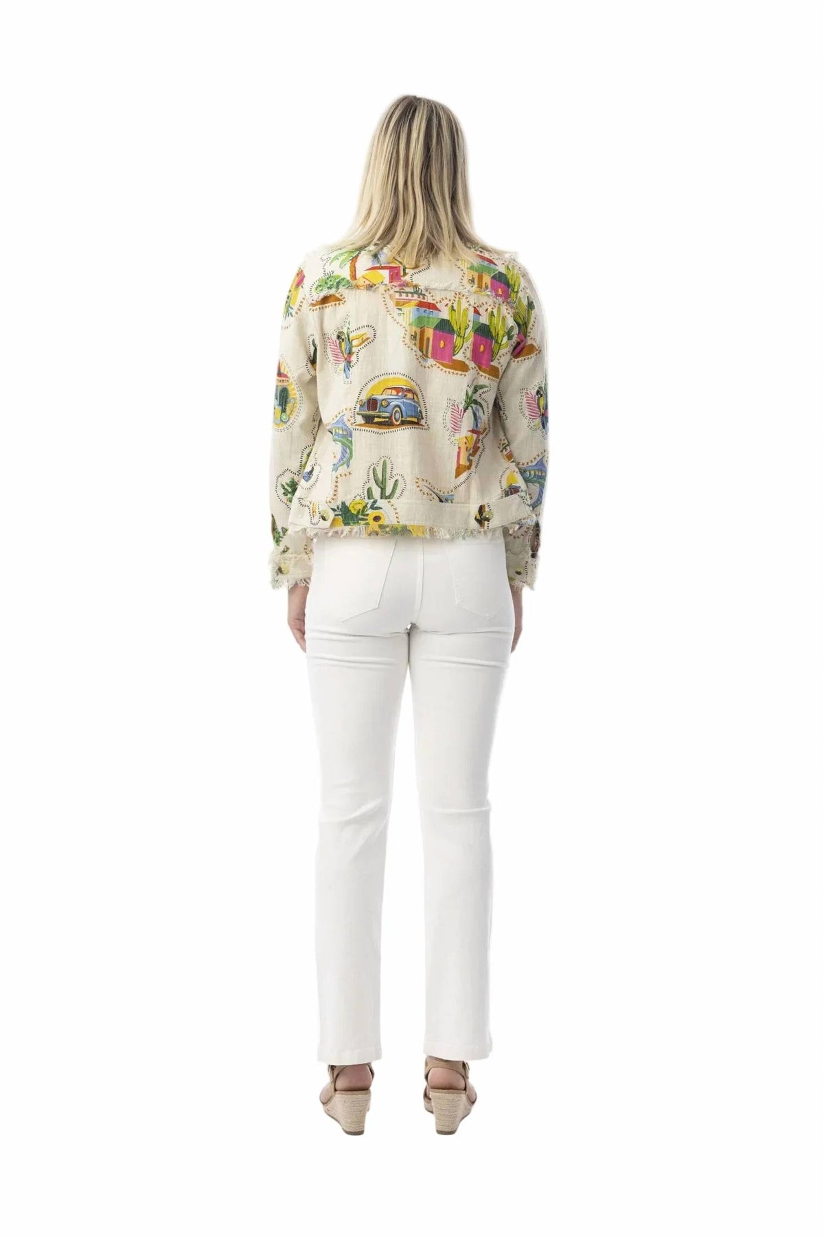 Guatemala Linen Print Jacket