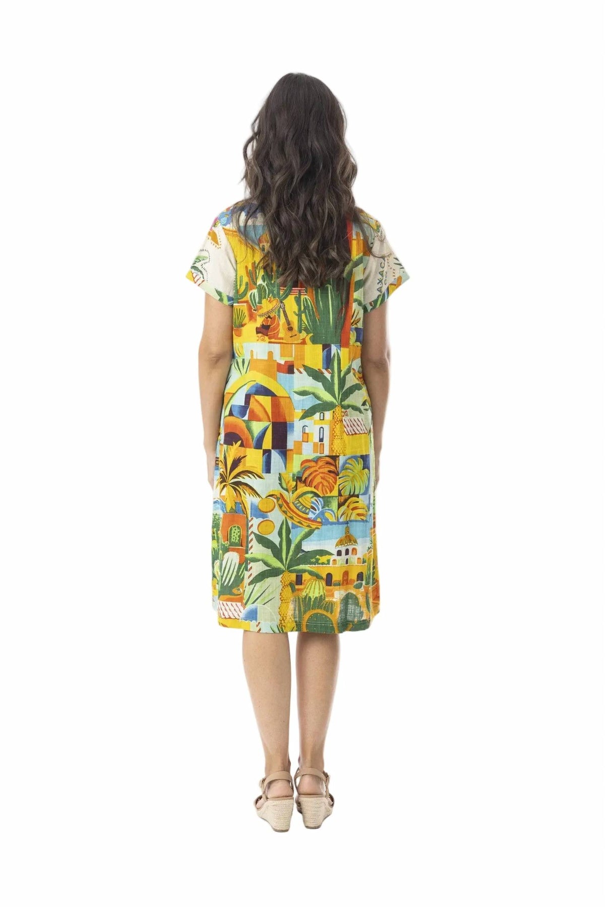 Guatemala Patch Shift Dress