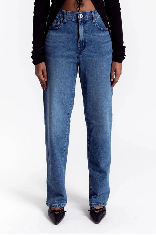 Avril Low Slouchy Wide Leg Jeans