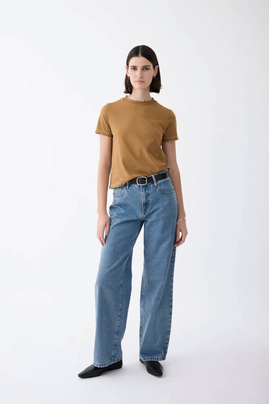 Avril Mid Slouchy Wide Jeans