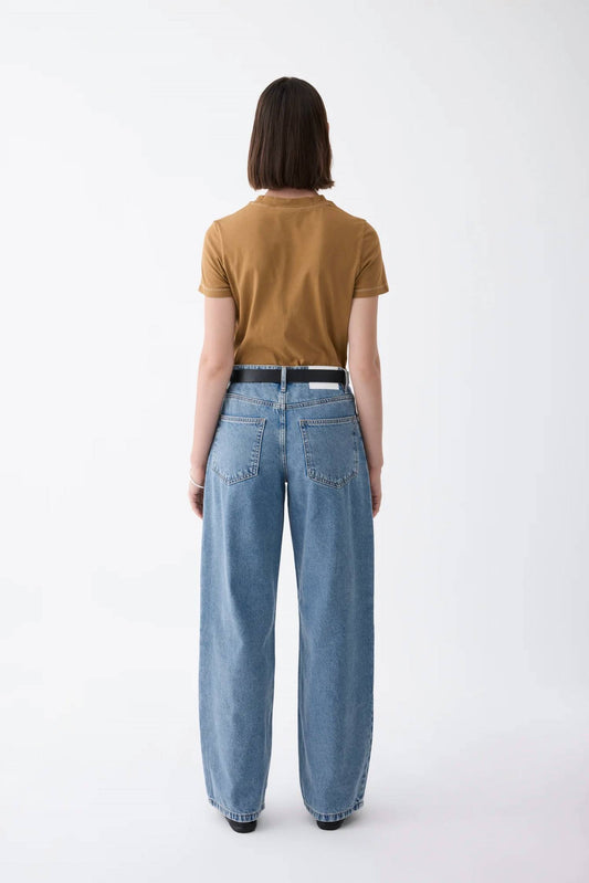 Avril Mid Slouchy Wide Jeans