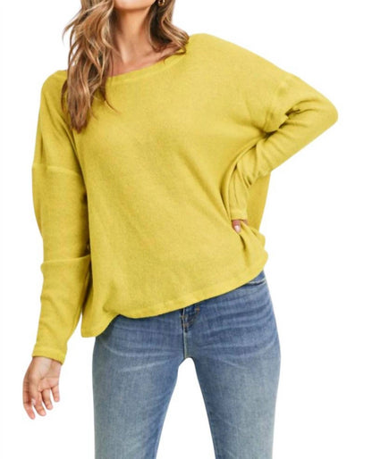 Alexia Pullover Open-Back Sweater