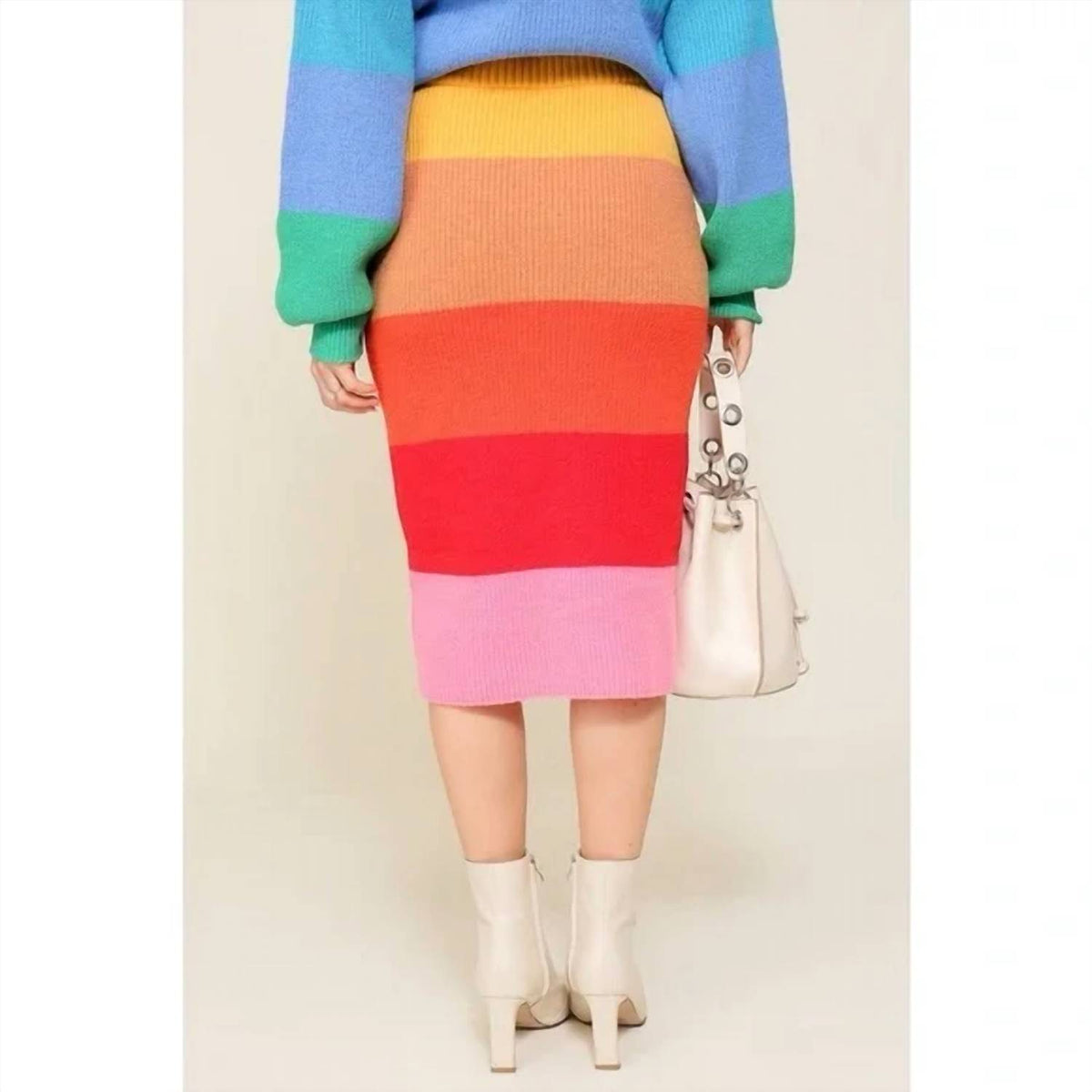 Chunky Rainbow Skirt