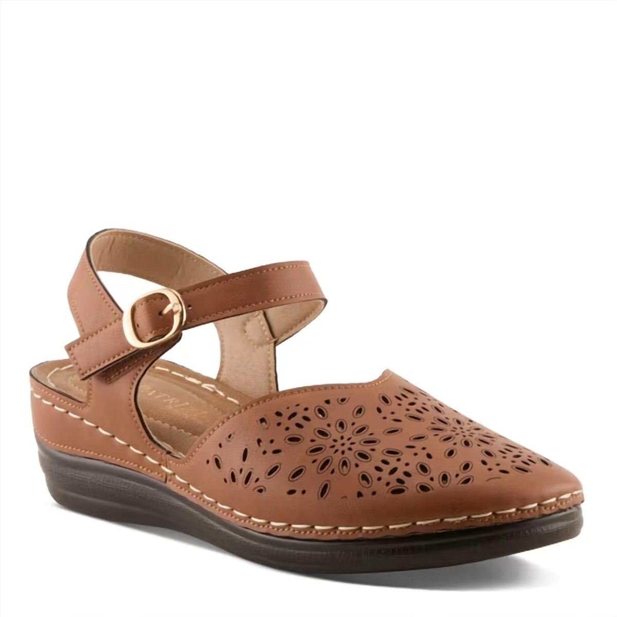 Women's Nougatish Laser Cut Sandal