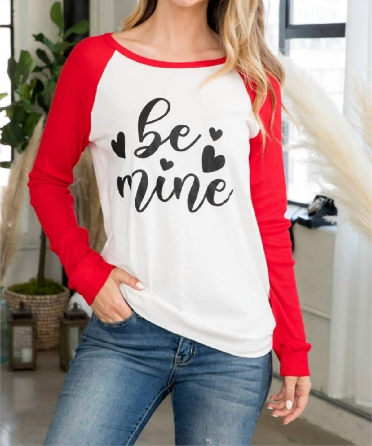 "be Mine" Long Sleeve Tee