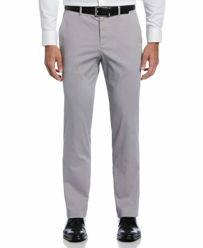 Men's Essentials Slim Fit Cotton Active Waistband Dress Pant
