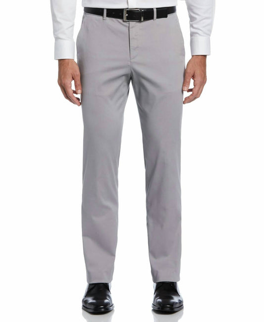 Men's Essentials Slim Fit Cotton Active Waistband Dress Pant