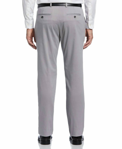 Men's Essentials Slim Fit Cotton Active Waistband Dress Pant