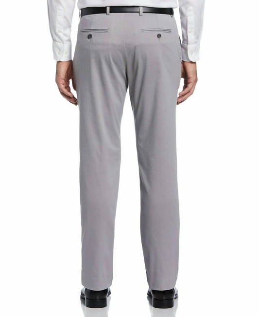 Men's Essentials Slim Fit Cotton Active Waistband Dress Pant