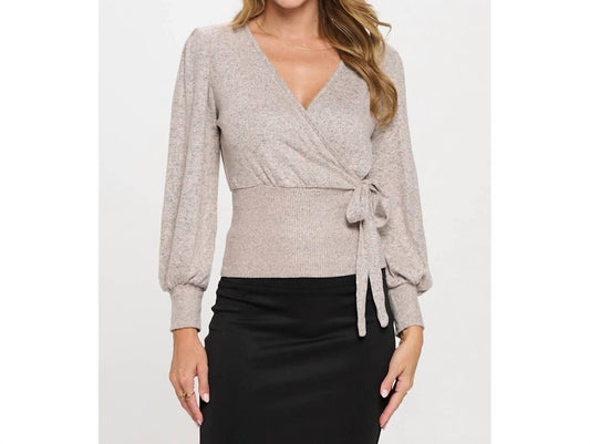 Side Tie Wrap Top