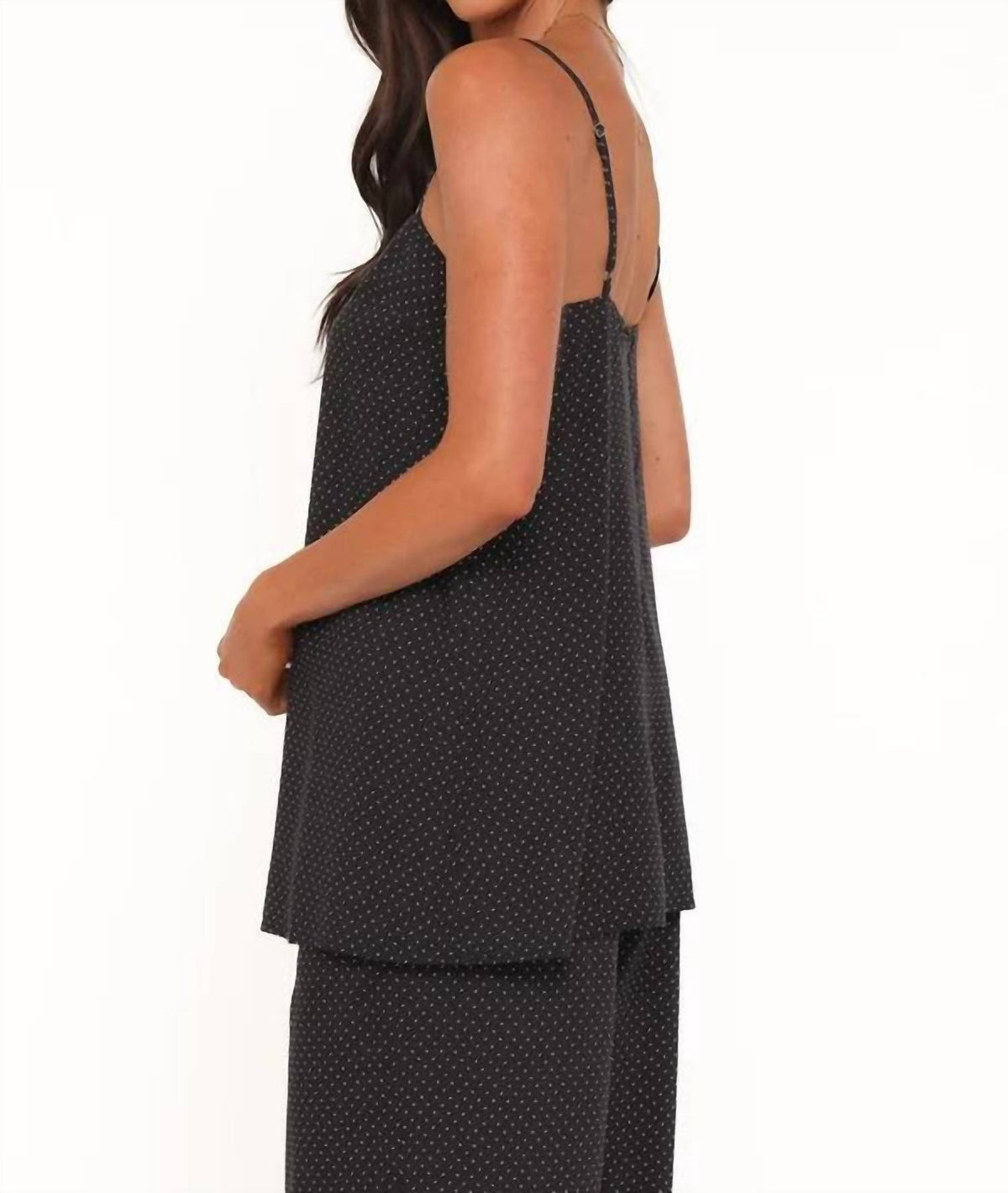 Phoebe Polka Dot Square Neck Blouse
