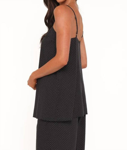 Phoebe Polka Dot Square Neck Blouse