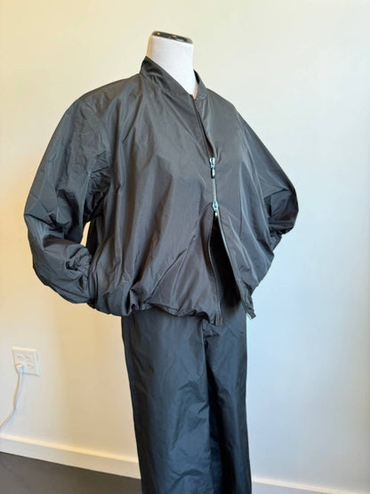 Women's Black Bomber Jacket