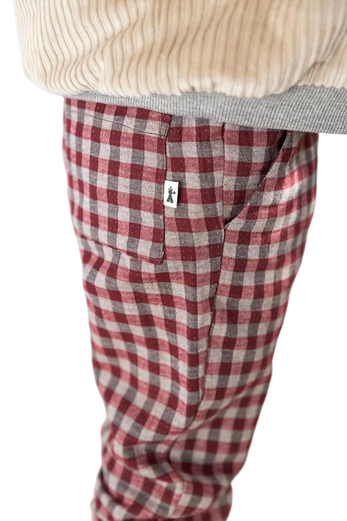 Girls Check Pants