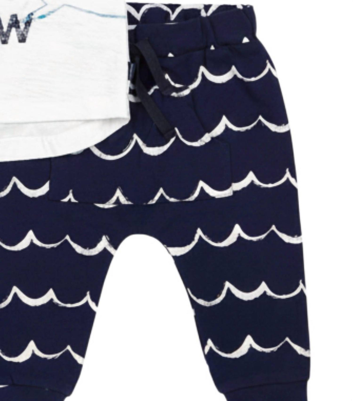 Kids 2-Piece Flow Logo Tank Top & Wave Print Jogger Pants
