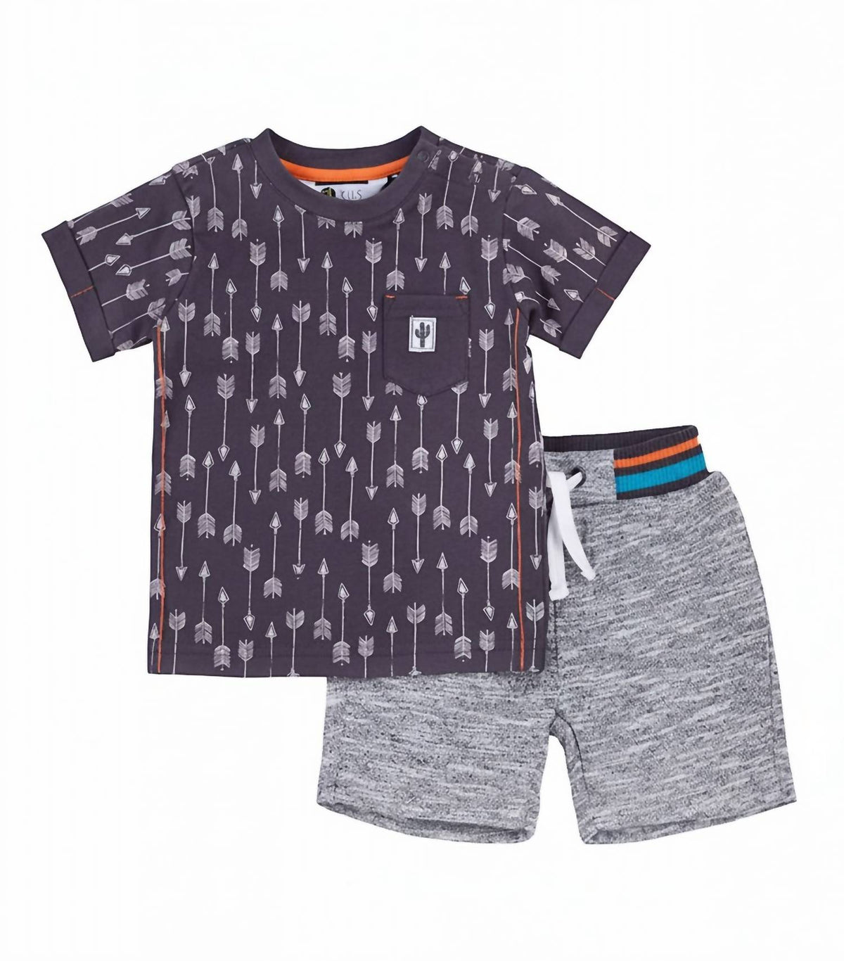 Kids Arrows 2-Piece Tee & Short Set