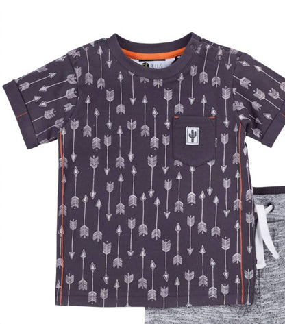 Kids Arrows 2-Piece Tee & Short Set