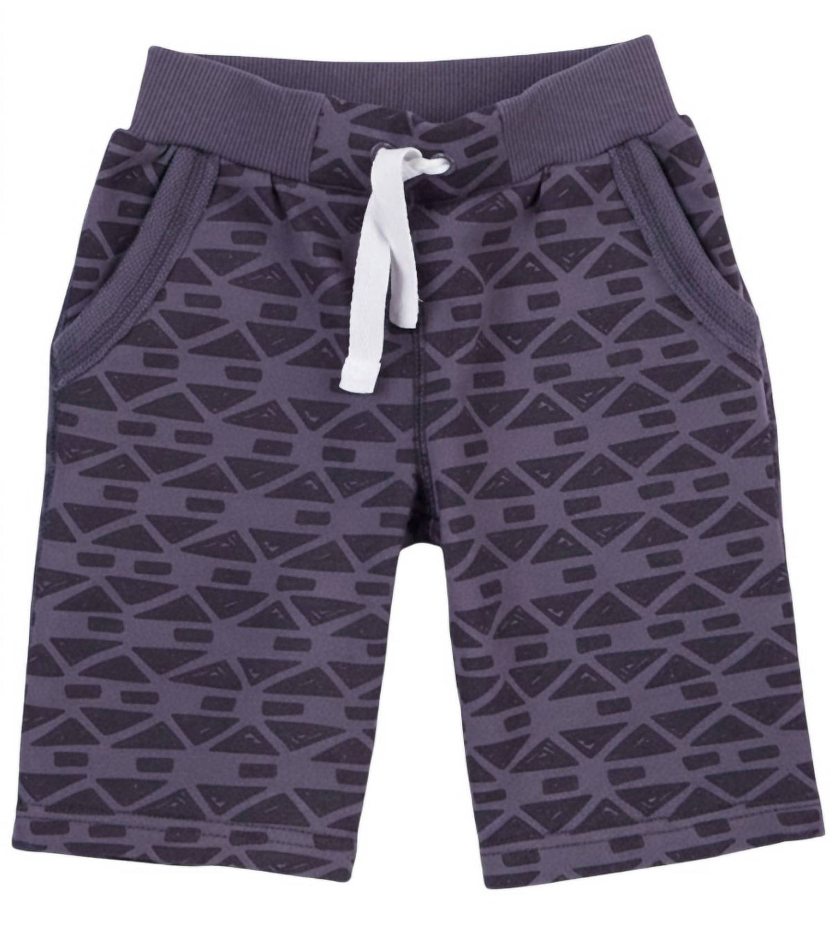 Kids Geo Print French Terry Shorts