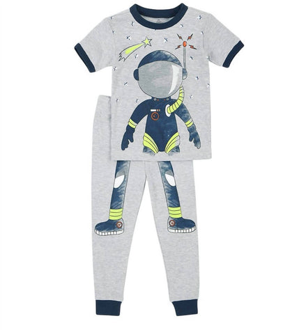 Kids Short Sleeve Space Boy Pajama Set