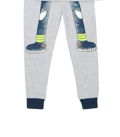Kids Short Sleeve Space Boy Pajama Set