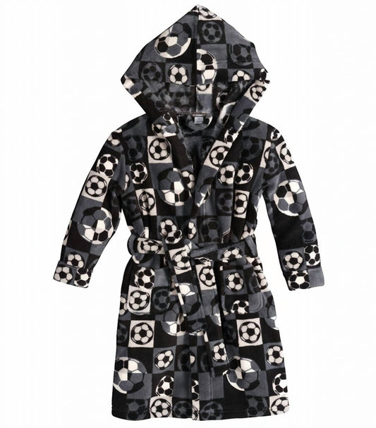 Kids Soccer Fleece Robe