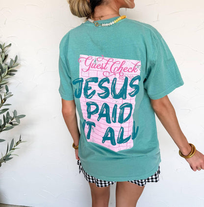 Jesus Paid It All Short Sleeve Tee