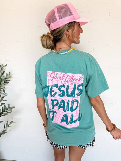 Jesus Paid It All Short Sleeve Tee