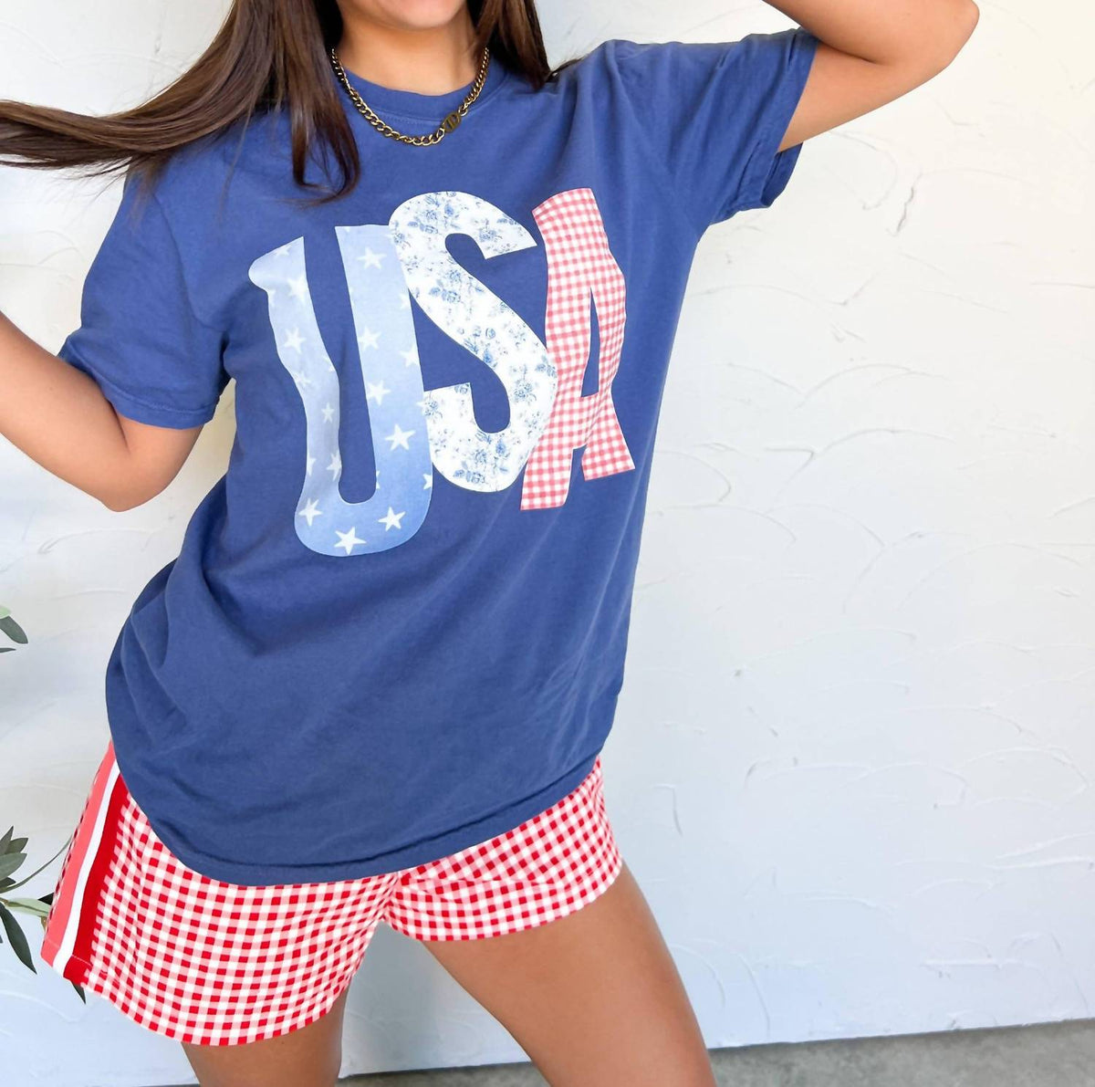 Usa Picnic Tee - Plus