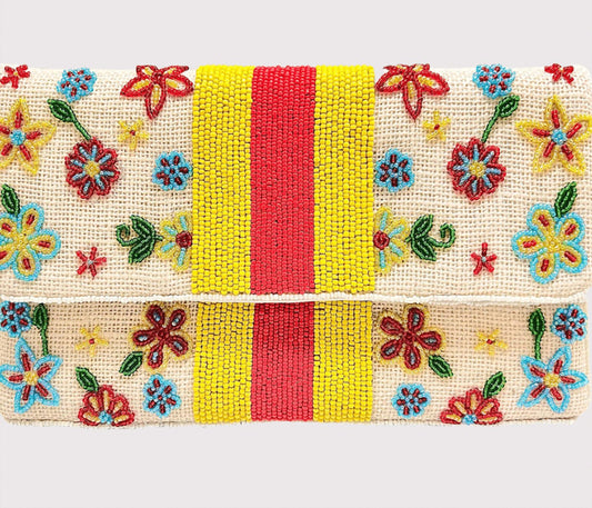 Women's Jute Clutch Bag