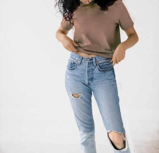 The Mom Crop Tee