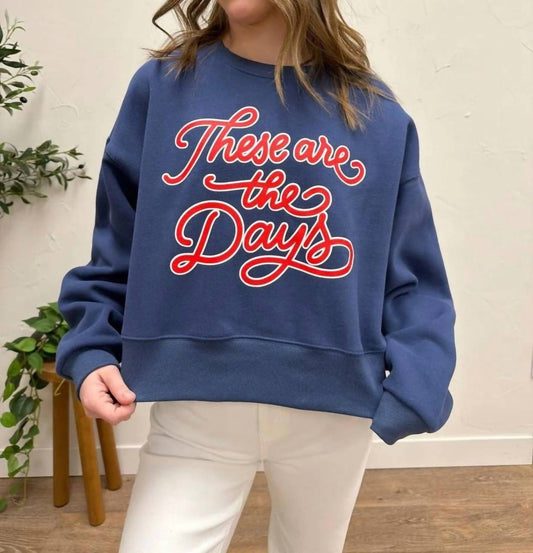 Ballpark Days Cropped Sweatshirt