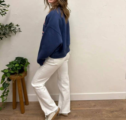 Ballpark Days Cropped Sweatshirt