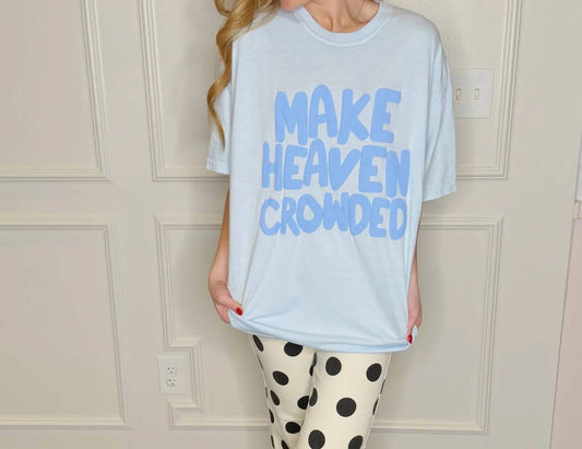 Make Heaven Crowded Puff Crop Tee