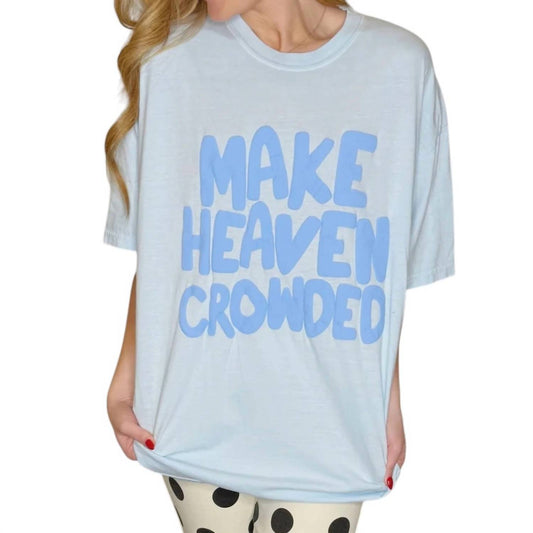 Make Heaven Crowded Puff Crop Tee