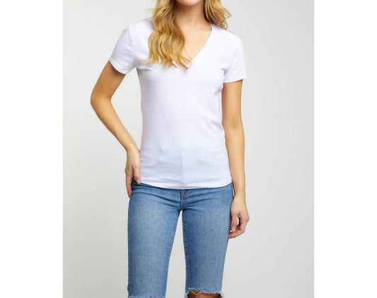 Women's Classic V-neck Cotton Tee