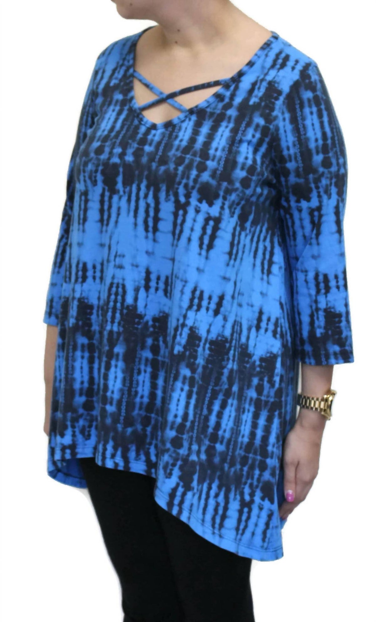 High Tides Criss Cross Cotton Top