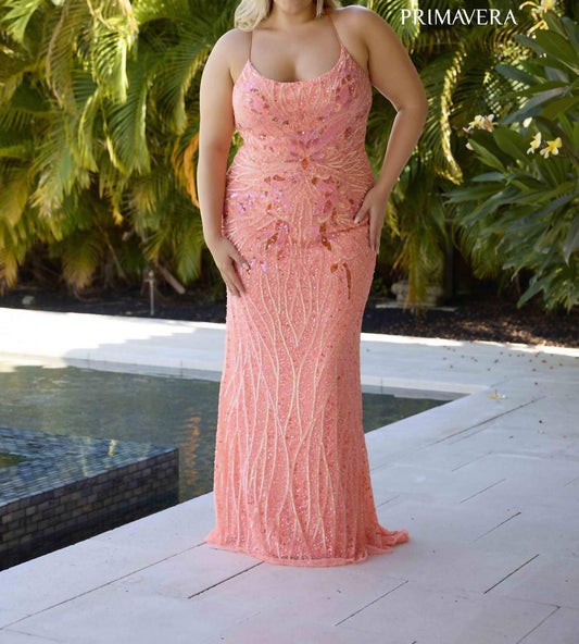 Corset Back Prom Dress