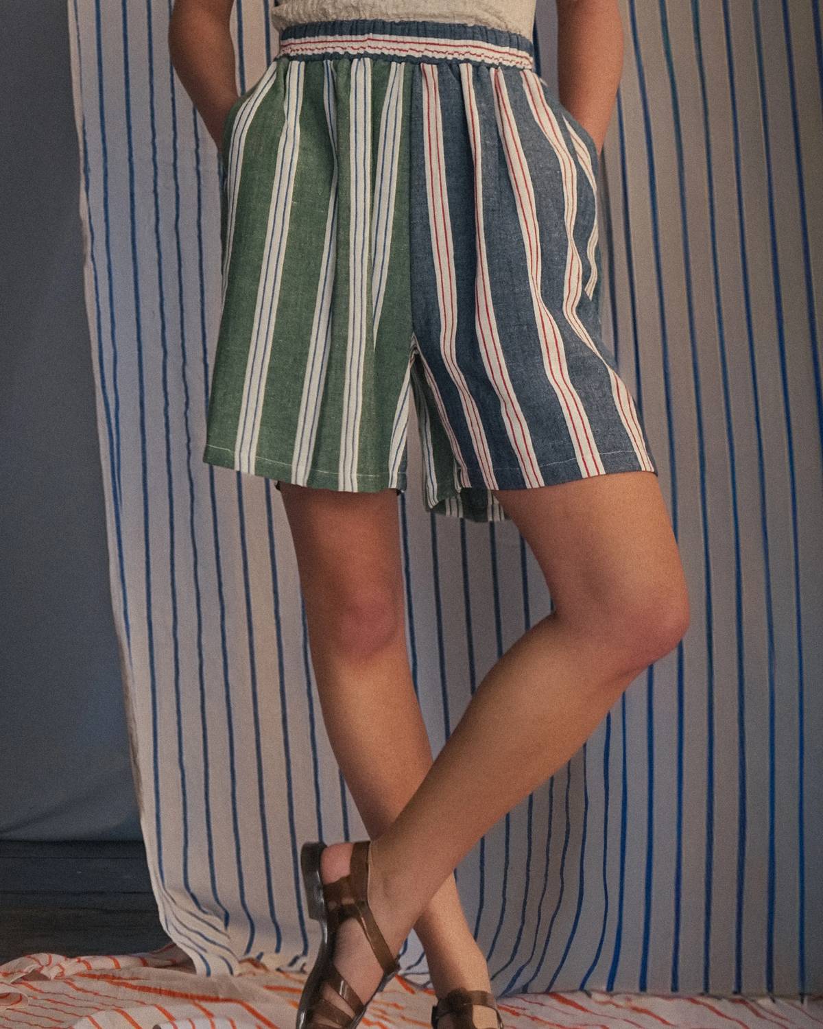 Cabana Stripe Bermuda Shorts