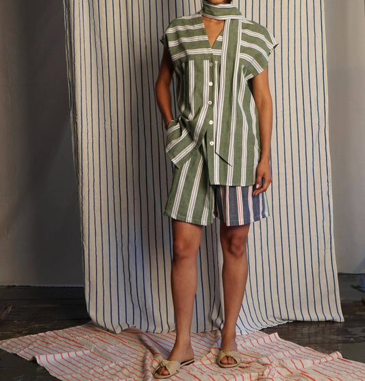 Cabana Stripe Bermuda Shorts