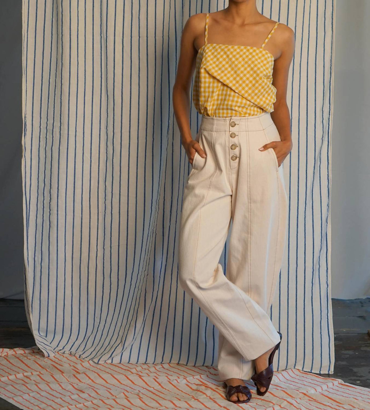 Wave Draped Cami Top
