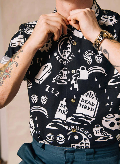 Dead Tired Button-up Shirt