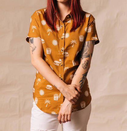 Take It Greasy Button-up Shirt