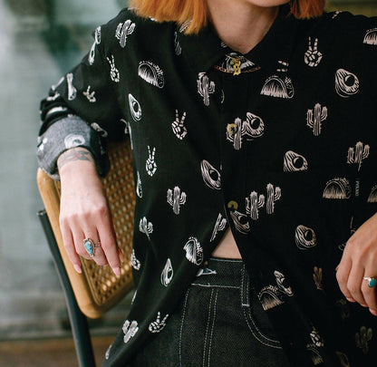 Unisex - No Problemo Long Sleeve Button Up Shirt