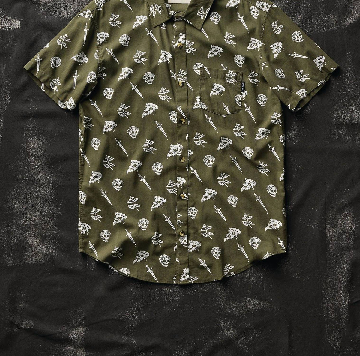 Unisex - Pizza Slayer Button-up Shirt