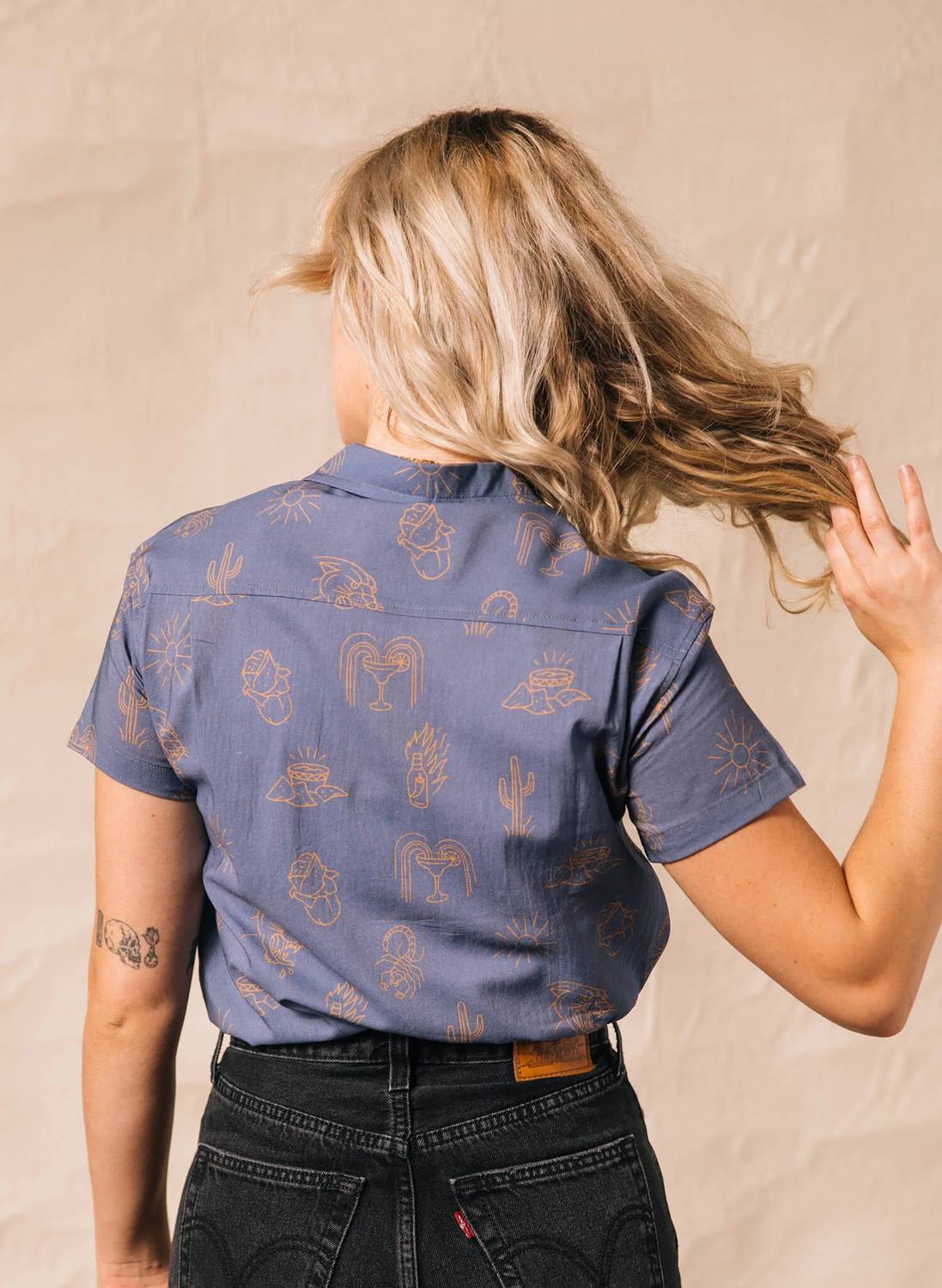Women's Adios Burritos Button-up Shirt